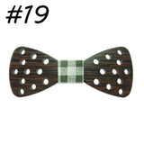 Dots Wooden Butterfly Bow Tie - Free Shipping