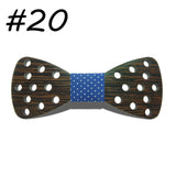 Dots Wooden Butterfly Bow Tie - Free Shipping