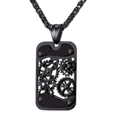 Fidget Gear Pendant Necklace