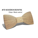 Simple Pajaritas Hardwood Bow Tie - Free Shipping