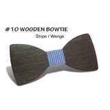 Simple Pajaritas Hardwood Bow Tie - Free Shipping