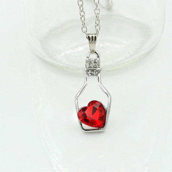Love In A Bottle Cubic Zircon Necklace
