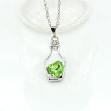 Love In A Bottle Cubic Zircon Necklace