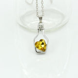 Love In A Bottle Cubic Zircon Necklace