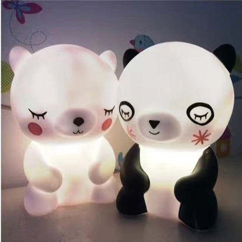 Adorable LED Bedroom Bear Night Lights
