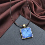 Glowing Magic Crystal Pyramid Pendant