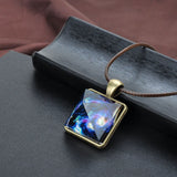 Glowing Magic Crystal Pyramid Pendant