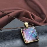 Glowing Magic Crystal Pyramid Pendant