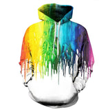 Realistic Splash Paint Hoodie