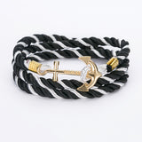 Unisex DIY Rope Hooks Charm Bracelets