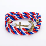 Unisex DIY Rope Hooks Charm Bracelets