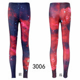 Women Colorful Universe Leggings Galaxy Space Print Leggings
