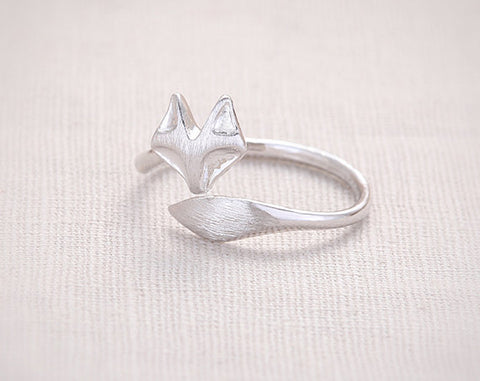 Fox Head Ring