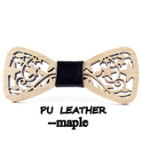 Hollow Wooden Butterfly Bow Tie - Free Shipping