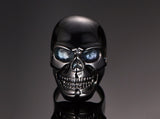 Stainless Steel Black and Gold Skull Rings
