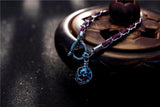 Braided Luminous Charm Pendant Bracelet