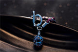 Braided Luminous Charm Pendant Bracelet