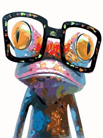 Geeky Frog DIY-Van-Go-Paint-by-Number Kit