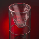 Transparent Skull Head Doomed Glass