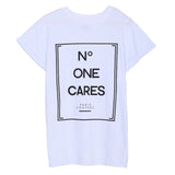 Women No One Cares Printed Tees