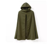 Drop Shoulder Turtle Wool Cape