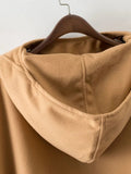 Drop Shoulder Turtle Wool Cape