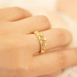 Crystal Crown Ring