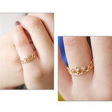 Crystal Crown Ring