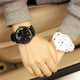 Women MILER Soft Silicone Strap Quartz Wristwatches