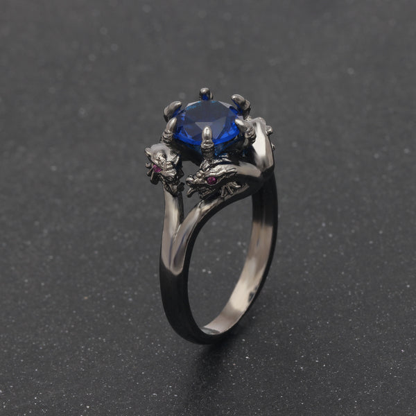 Dragoon™ Black Gold Filled Ring