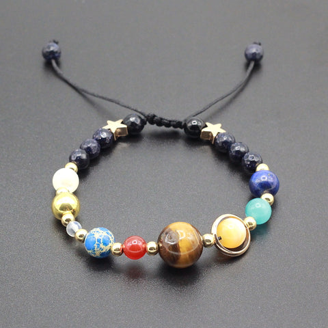 Galaxy Solar System Natural Stone Beads