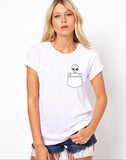 Women Alien Pocket Tees Collections