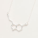 Premium Serotonin Molecule Necklace