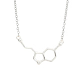 Premium Serotonin Molecule Necklace