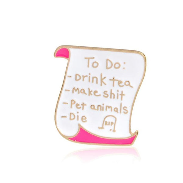 To Do List Pins -  Introverts