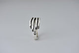 Vintage Skeleton Skull Palm Hand Ring