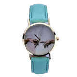 Touch Leather Quartz Wrist Watch