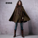 High Quality Drop Shoulder Wool Cape