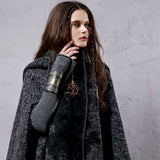 High Quality Drop Shoulder Wool Cape