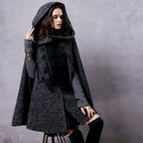 High Quality Drop Shoulder Wool Cape