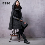 High Quality Drop Shoulder Wool Cape