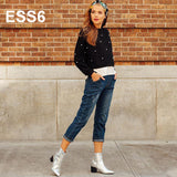 Pearl Beadings 2 Layers Sweatshirt
