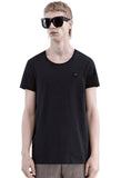 Men Smile Embroidery Funny Acne Tees