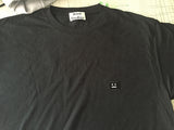 Men Smile Embroidery Funny Acne Tees