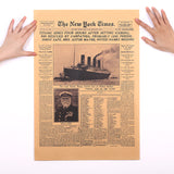 Classic The New York Times History Poster Titanic Shipwreck