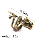 Spiral Dragon Ring