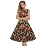 Retro Vintage 1950s 60s Floral Swing Dresses