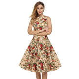 Retro Vintage 1950s 60s Floral Swing Dresses