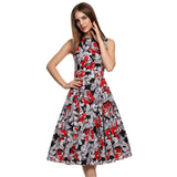 Retro Vintage 1950s 60s Floral Swing Dresses