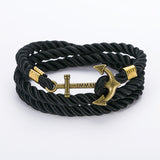 Unisex DIY Rope Hooks Charm Bracelets